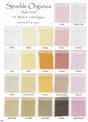 Sparkle Organza Nylon Fabric - Shimmer, 45" Width, Multiple Colors (1 Yard)