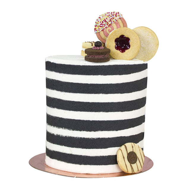 PME Tall Patterned Edge Side Scraper, Stripes