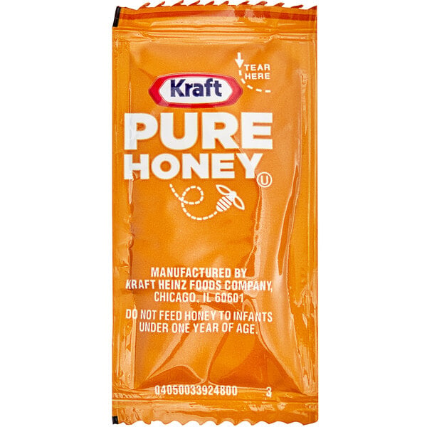 Kraft Pure Honey Packet 9 Gram - 200/Case
