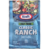 Kraft Fat-Free Ranch Dressing Packet 1.5 oz. - 60/Case