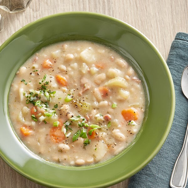 Spring Glen Fresh Foods Ham and Bean Soup 5 lb. - 2/Case