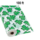 Patrick’s Plastic Tablecloth Roll 40" x 100 ft. St.
