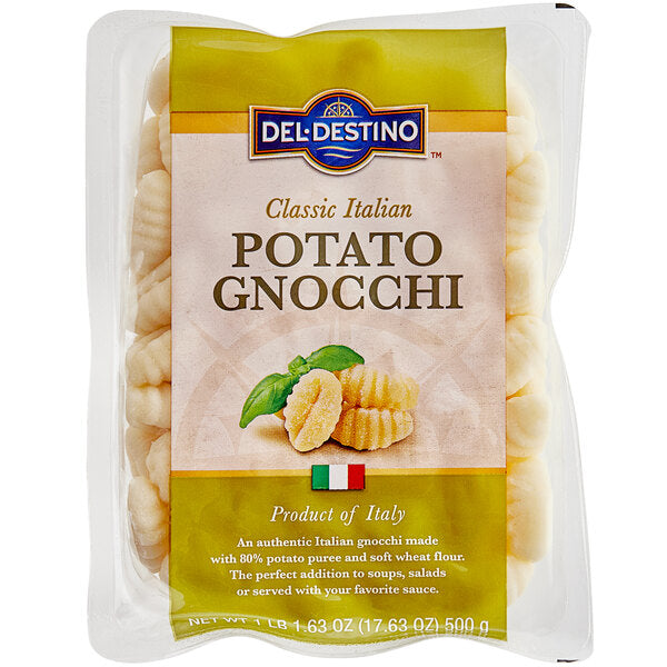 Del Destino Potato Gnocchi 1.1 lb. - 12/Case