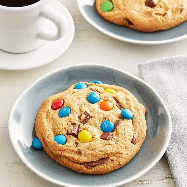 David's Cookies Decadent M&M's® Chocolate Chunk Cookie Dough 4.5 oz. - 80/Case