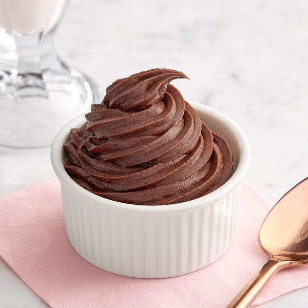 Creamery Ave. Chocolate Soft Serve Mix 3.2 lb. - 6/Case
