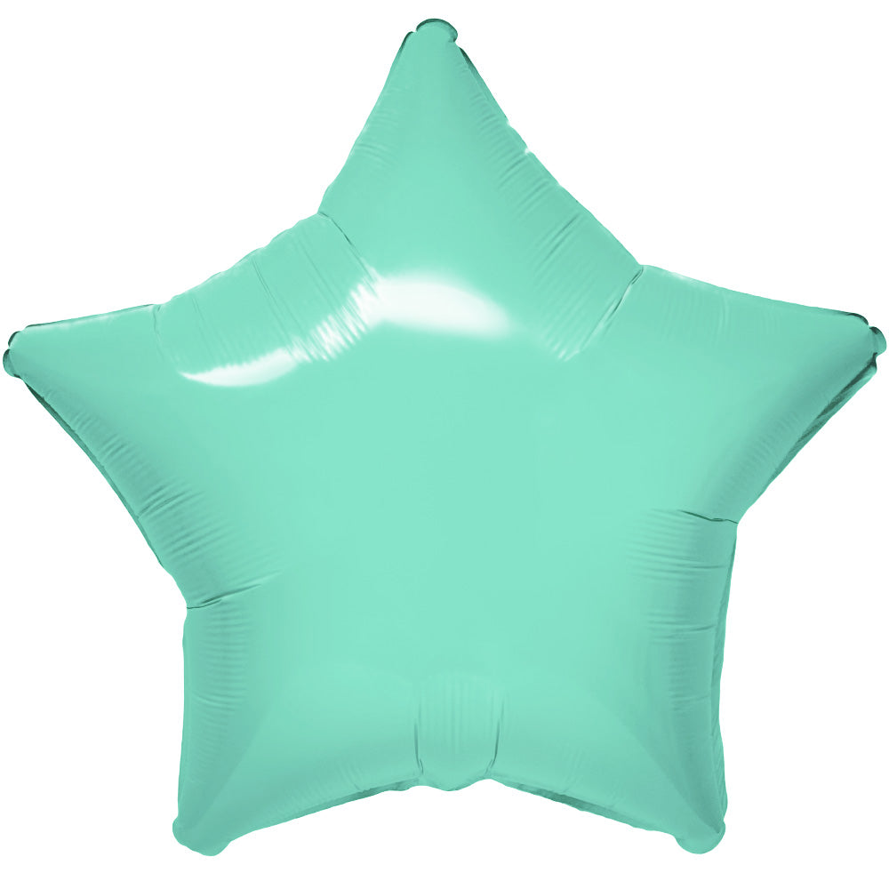 Foil Star Balloon Robins Egg Blue