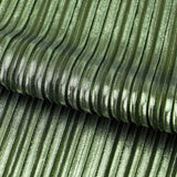 Titanium Pleated Polyester Fabric - Pleated Foil Polyester, Black/Color Variants, 58/60" Width (1 Yard)