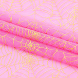 Spiderweb Foiled Mesh Spandex Fabric