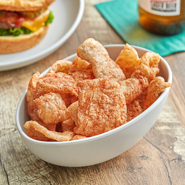 Martin's Bag of Hot & Spicy Pork Rinds 1.75 oz. - 12/Case