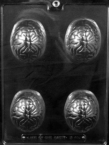 Human Brain Chocolate Mold