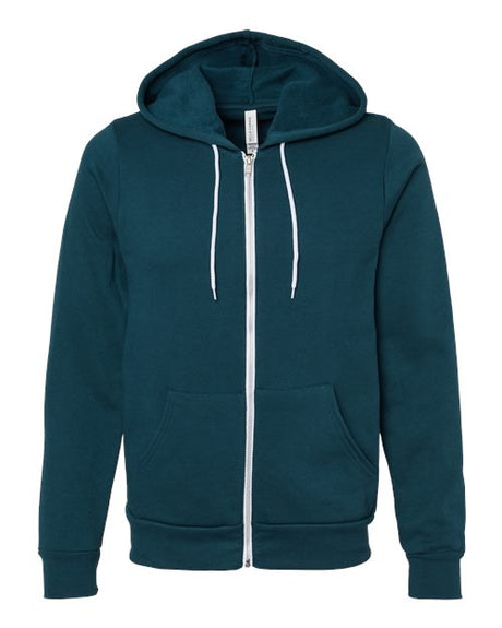 BELLA + CANVAS ®Unisex Sponge Fleece Full-Zip Hoodie Sweatshirt - 3739