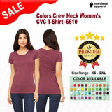 Next Level® Women's Crewneck Short Sleeve CVC T-Shirt