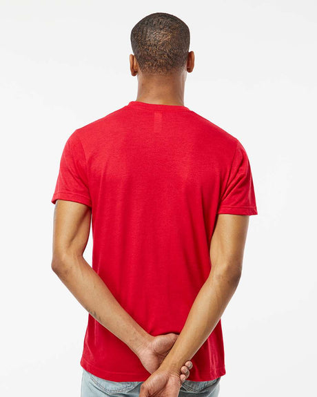 Tultex® Unisex Poly Rich Short Sleeve V-Neck T-Shirt