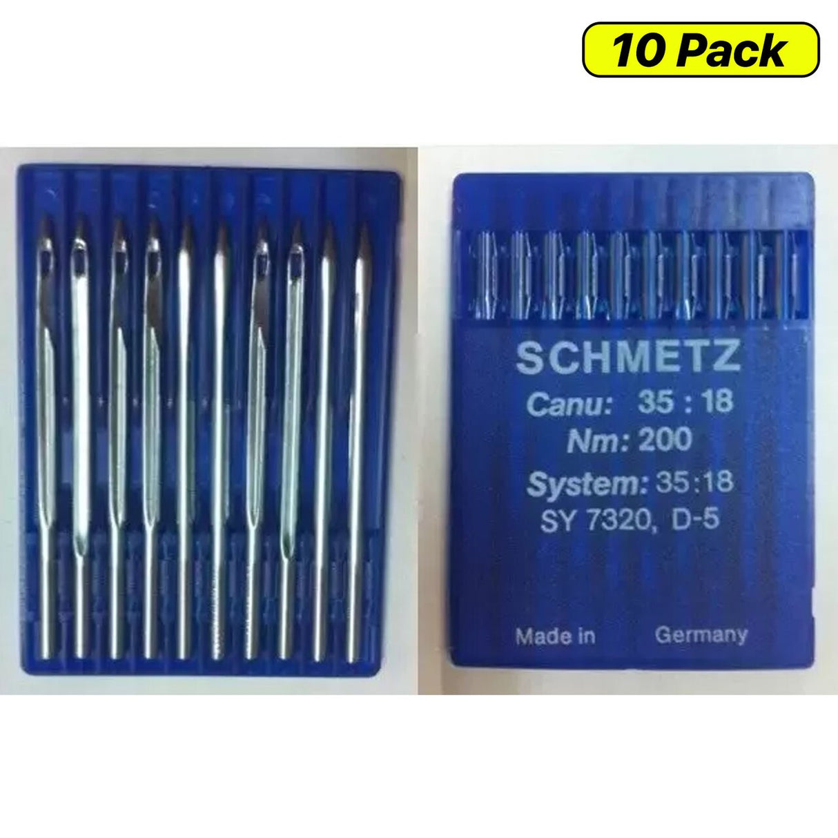 10 Pieces Schmetz Bag Closing Machine Needles D5 25/200