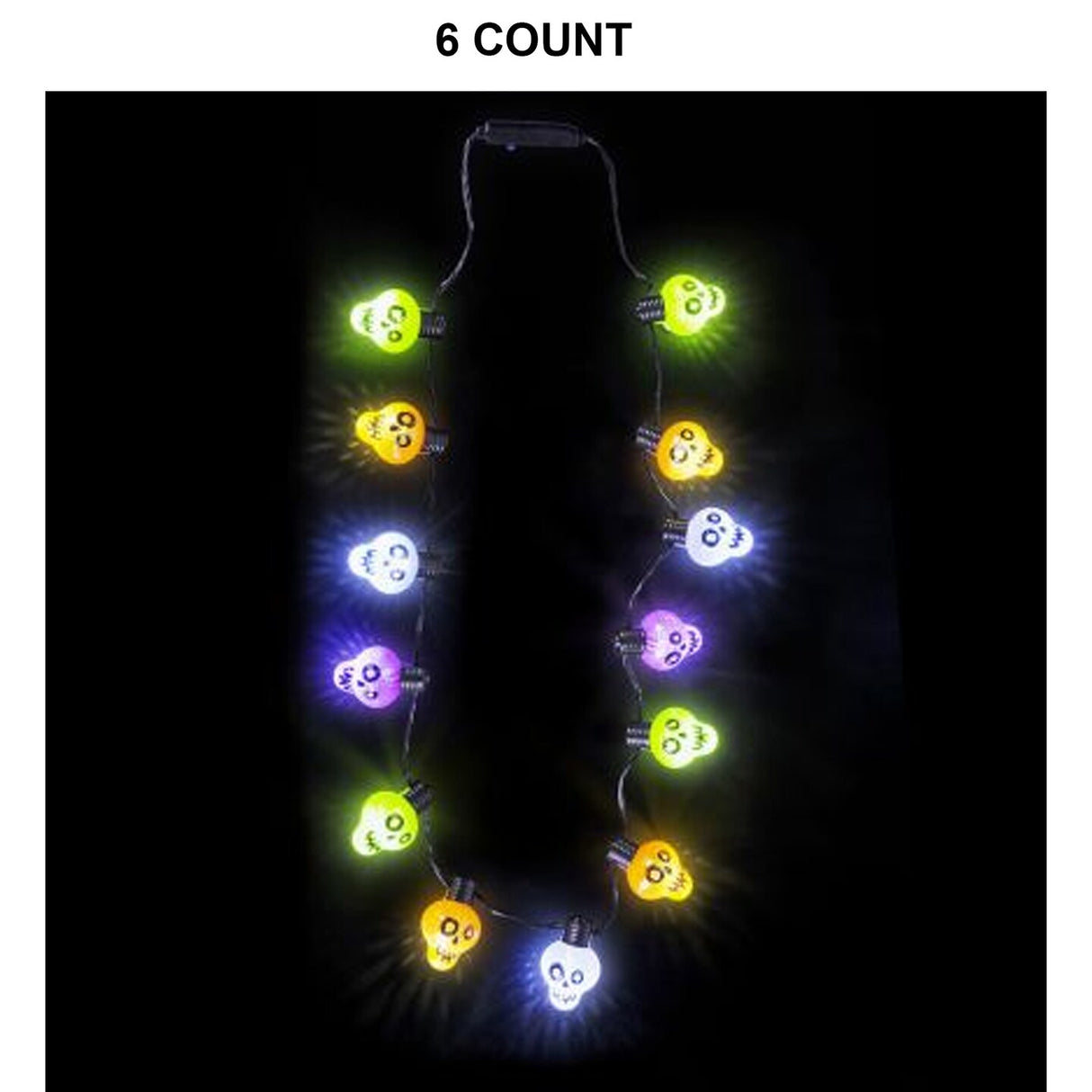 Light Up Skull Necklace