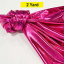 Metallic Foil Spandex Lame Stretch Fabric for Apparel and Costumes