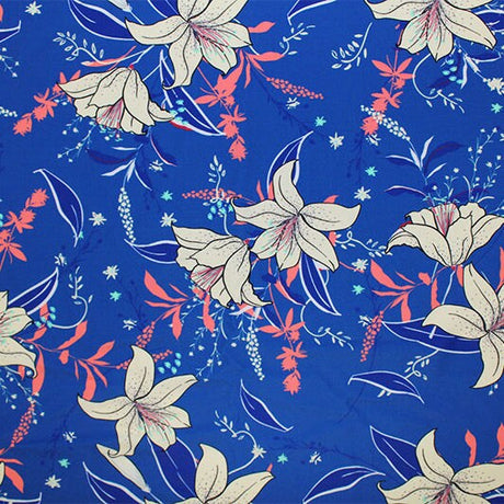 Vanilla Lillie's in Nature Printed Spandex