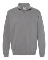 Comfort Colors® Garment-Dyed Quarter Zip Long Sleeve Sweatshirt