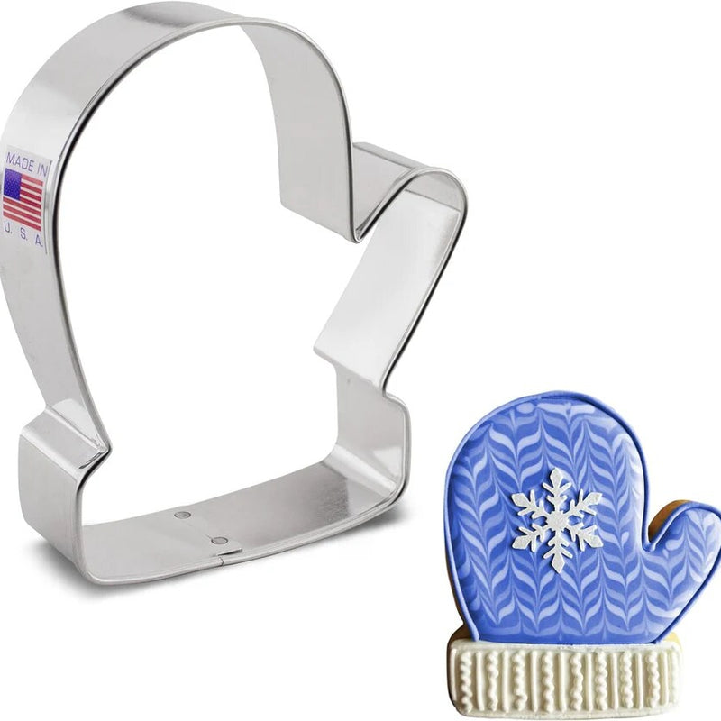 Ann Clark Winter Mitten Cookie Cutter 4"