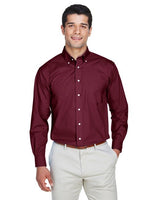 Devon & Jones® Men's Crown Collection Solid Broadcloth Woven Shirt