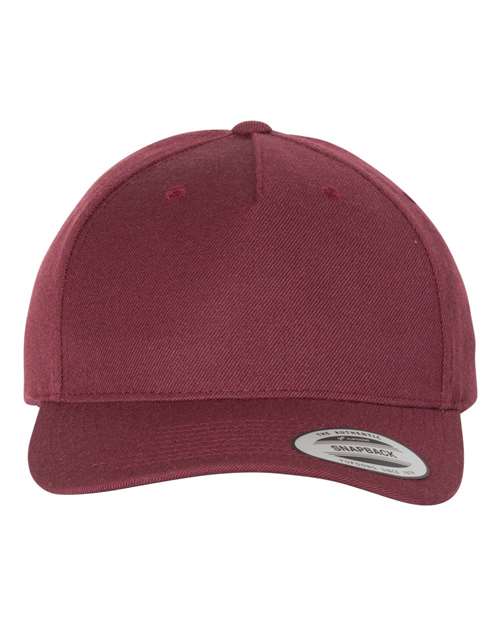 YP Classics® Five-Panel Curved Visor Snapback Cap