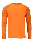 Paragon®Cayman Performance Camo Colorblocked Long Sleeve T Shirt