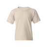 Youth Short Sleeve Heavy Cotton T-Shirt Breathable and Long Lasting