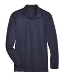 Devon & Jones® CrownLux Performance Men's Plaited Long Sleeve Polo