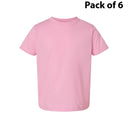 RADYAN® Toddler Fine Jersey Crewneck Short Sleeve Tee