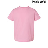 RADYAN® Toddler Fine Jersey Crewneck Short Sleeve Tee - 3321