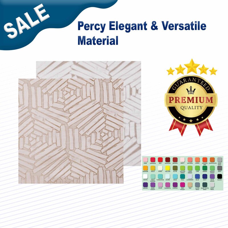 1 Yard Percy Elegant &amp; Versatile Material 55" Width