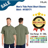 HUK® Men's Tide Point Short Sleeve Shirt