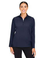 Devon & Jones® Crown Lux Performance Ladies Windsor Welded Quarter-Zip