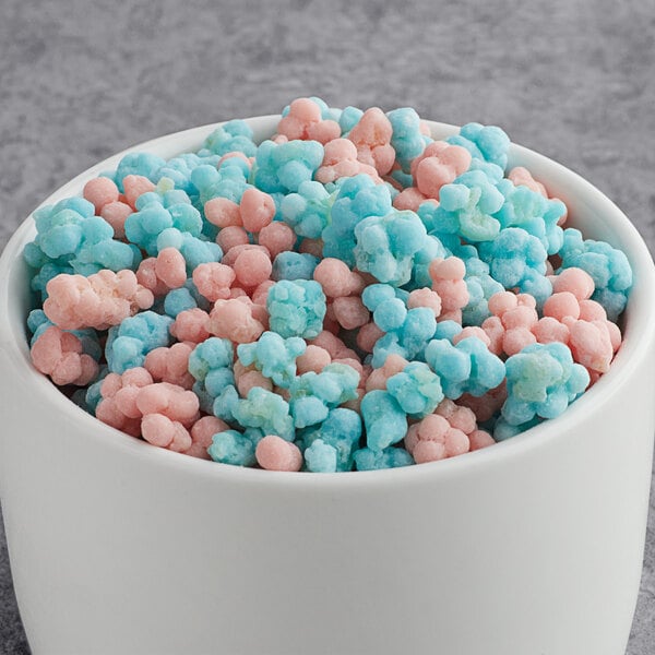 Fizzy Pink and Blue Cotton Candy Cluster Ice Cream Topping and Inclusion 10 lb.