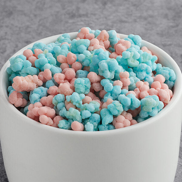 Fizzy Pink and Blue Cotton Candy Cluster Ice Cream Topping and Inclusion 10 lb.