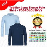 Toddler Long Sleeve Polo Shirt | RADYAN®