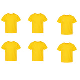 RADYAN® Toddler Cotton Jersey Crew Neck Short Sleeve Tee - 3301T