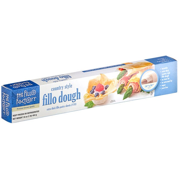 Fillo Factory #10 14" x 18" Fillo Dough Sheets 1 lb. - 24/Case