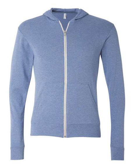 BELLA + CANVAS® Triblend Lightweight Full Zip Hooded