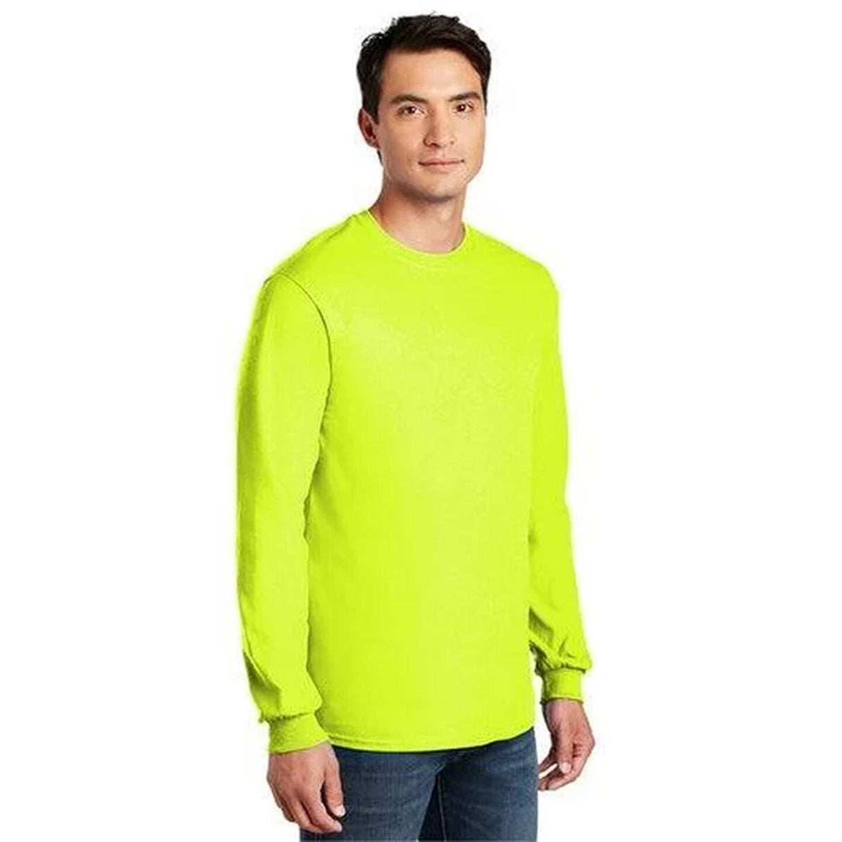 Gildan® Heavy Cotton Crewneck Long Sleeve T-Shirt