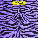 Zebra Flocking Taffeta Flocking Velvet Zebra Fabric 60" Wide