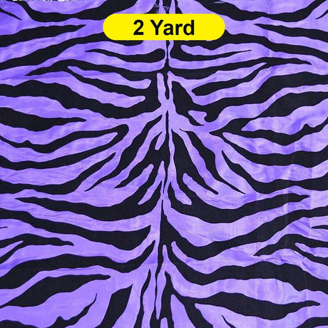 Zebra Flocking Taffeta Flocking Velvet Zebra Fabric 60" Wide
