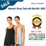 BELLA + CANVAS® Women's Flowy Tank with Side Slit - 8802