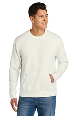 Next Level® Santa Barbara Pocket Crewneck Long Sleeve Sweatshirt