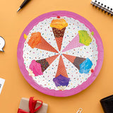 8 Count I Scream For Ice Cream Party Paper Plates 9 Inch for Birthday Celebrations