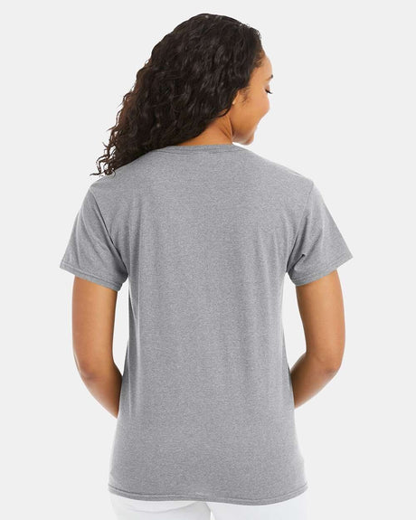 Hanes EcoSmart cotton-blend crewneck T-shirt in assorted colors for daily casual wear