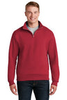 Jerzees® NuBlend 1/4-Zip Cadet Long Sleeve Collar Sweatshirt