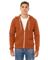 Bella + Canvas® Sponge Fleece Full-Zip Hoodie Sweatshirt