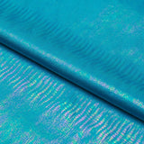 Hologram Spandex Oil Slick Python Fabric