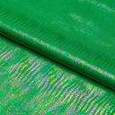 Oil Slick Python Hologram Spandex Fabric - UV/Blacklight Reactive, 56/58" Width (1 Yard)
